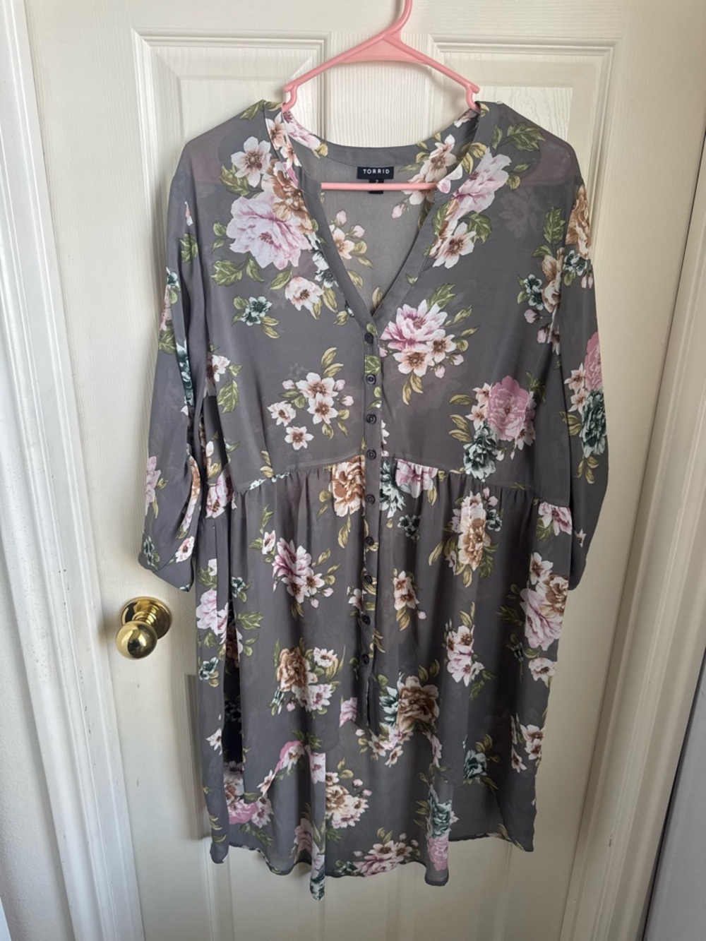 Torrid High-Low Floral Top